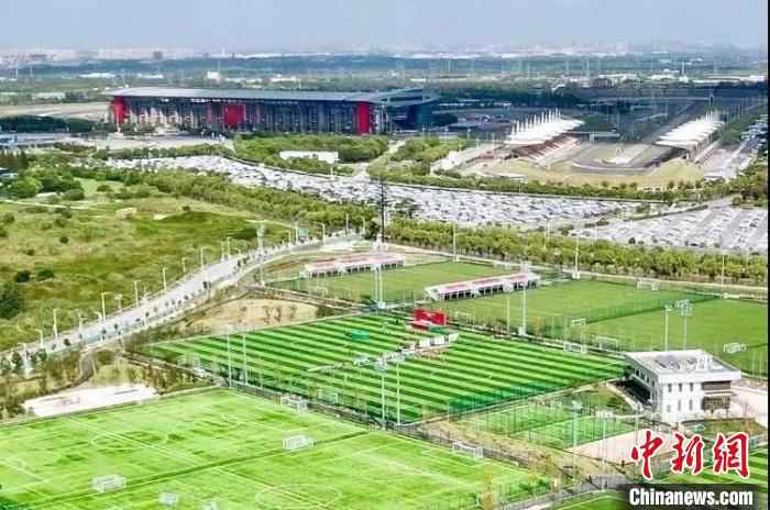 上海市民体育公园?足球公园正式开园。供图 上海市民体育公园·足球公园正式开园