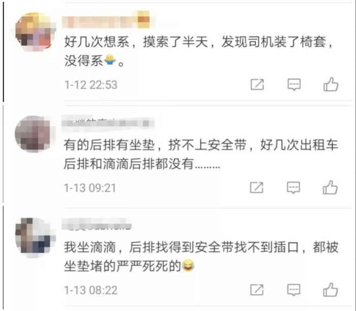 后排乘客不系安全带要吃罚单!网友:我就没找