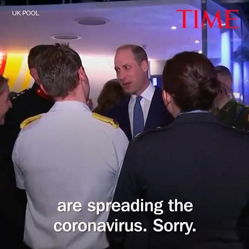 玩笑过头?威廉访爱尔兰称＂我和凯特正传播新冠