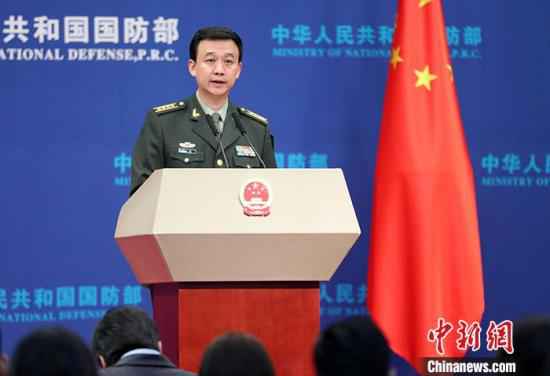 国防部回应近期热点 喊话美方“以台制华注定徒