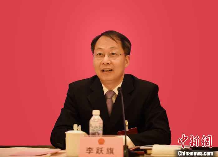 图为：浙江省人大代表、台州市委书记李跃旗 杨辉 摄