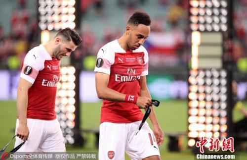 资料图:图为阿森纳球员奥巴梅杨。图片来源:Osports全体育图片社 英超半程总结:红军独占鳌头 四强格局扑朔迷离