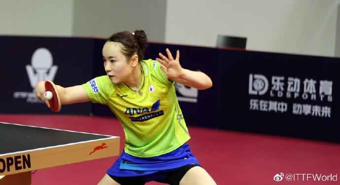 图片来源:国际乒联官方微博 卡塔尔赛丁宁遭伊藤美诚横扫 第3局0:11被零封