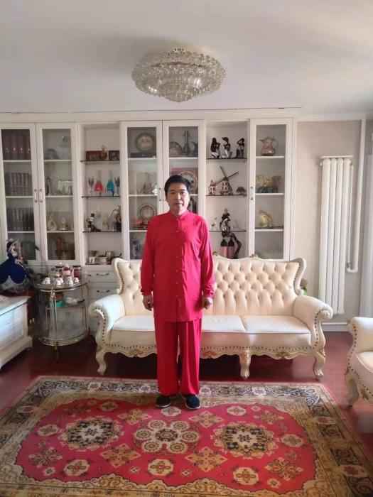 武术爱好者居家健身中。供图 “武林”战“疫”:北京武术协会助力抗击新冠