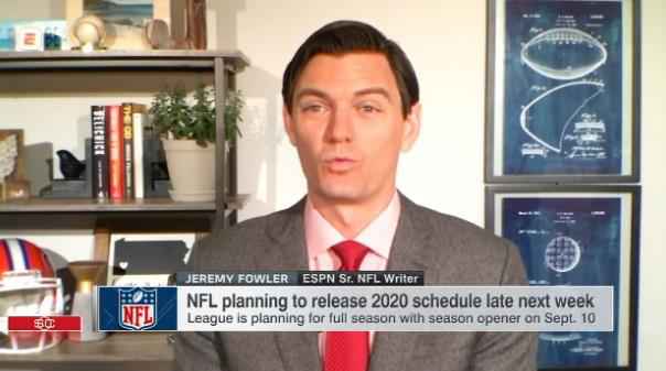 外媒:NFL计划9月照常开启新赛季 允许观众入场观