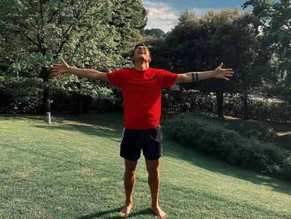 迪巴拉社交媒体截图。 迪巴拉病毒检测呈阴性 尤文一线队确诊病例清零