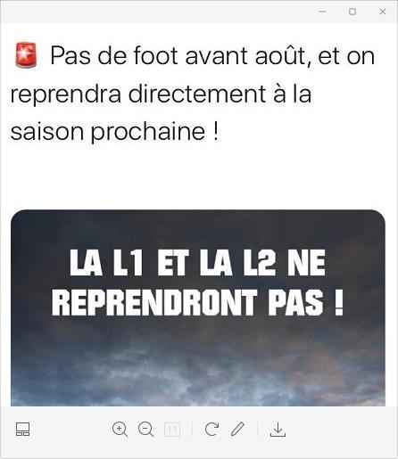 此前关于法甲将不会重启的报道。 外媒截图 体坛观察丨“火线复出”的德甲,难掩一篓子难