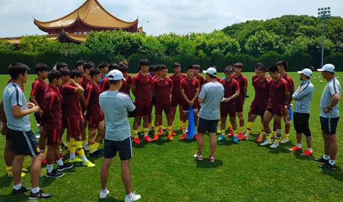 U19国青上海集训备战中乙 教练组提出两点目标