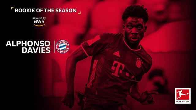 实至名归！戴维斯击败哈兰德荣膺德甲最佳新人