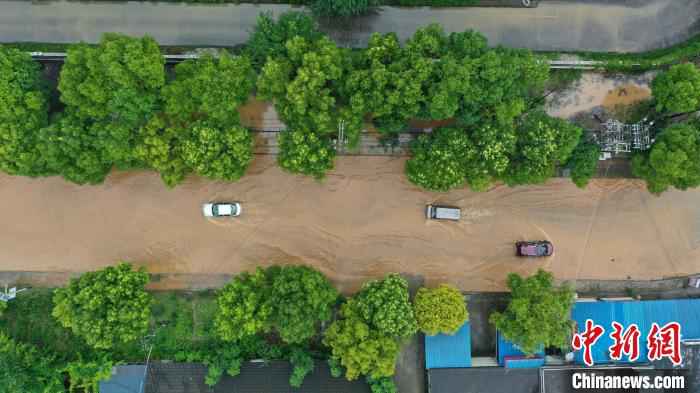 宜昌遭遇强降雨 多方力量投入抗洪排险（图）