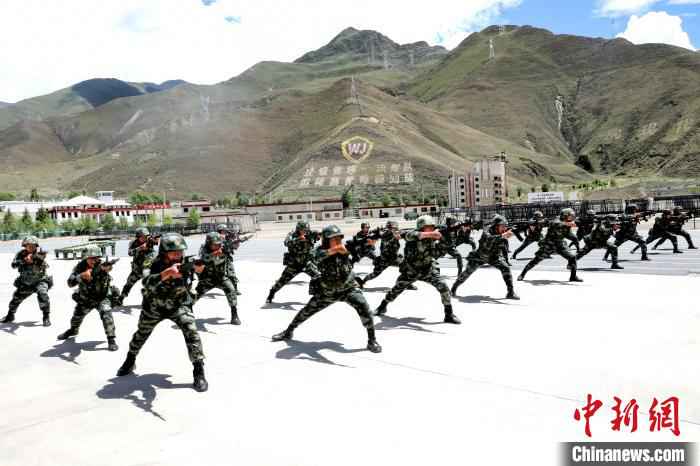 驻藏武警机动某部紧贴实战砺精兵