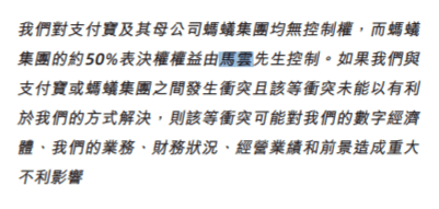 阿里更新蚂蚁金服持股情况：马云持股约8.8％，