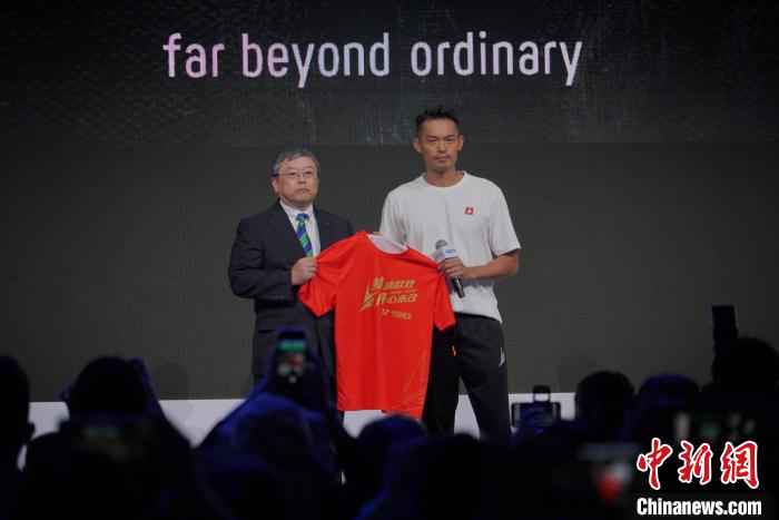 中国羽毛球名将林丹。 康玉湛 摄 林丹退役后首度公开亮相:明年或仍征战全运会