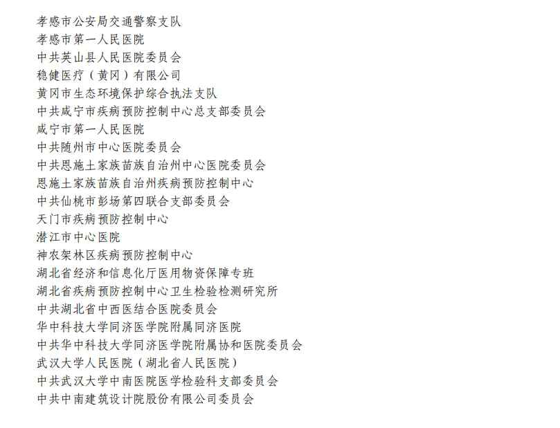 湖北抗疫国家级表彰评选推荐名单公示:刘智明