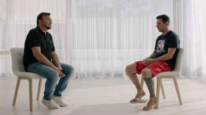 图片来源:外媒截图 梅西宣布新赛季继续留在巴萨 因不想与球队对簿