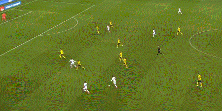 姆巴佩高难度破门。 欧国联:英法迎小胜 葡萄牙碾压大胜克罗地亚