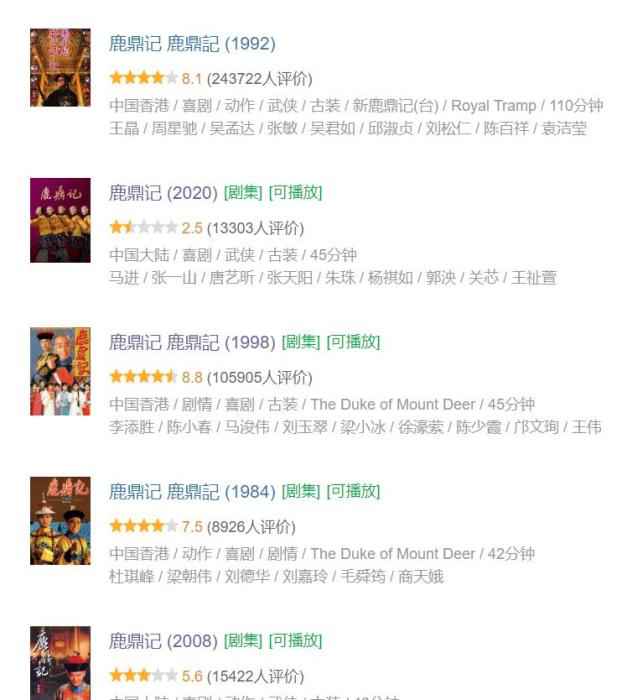 豆瓣仅2.5分！张一山版《鹿鼎记》为何遭遇大波