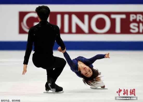 资料图:隋文静、韩聪在比赛中 冬奥备战转入“冲刺”阶段,中国军团近况如何